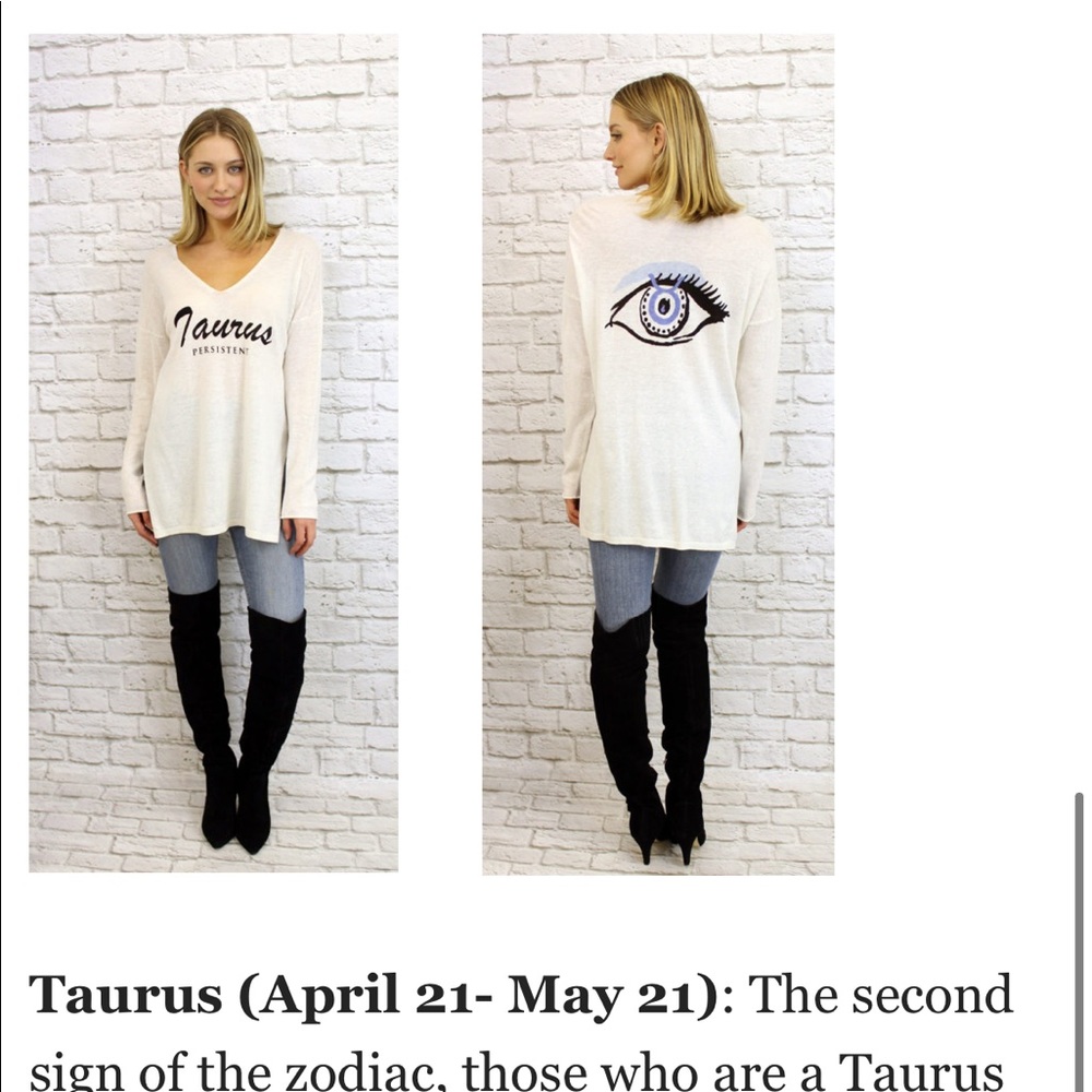 Marled By Reunited Taurus Sweater size medium